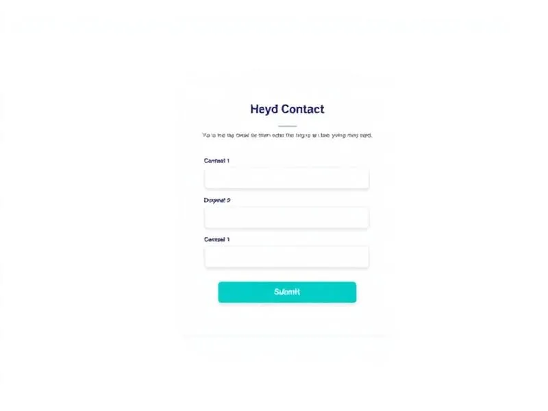Contact Form Page